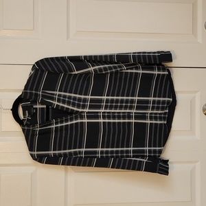 Long sleeve button up small shirt.